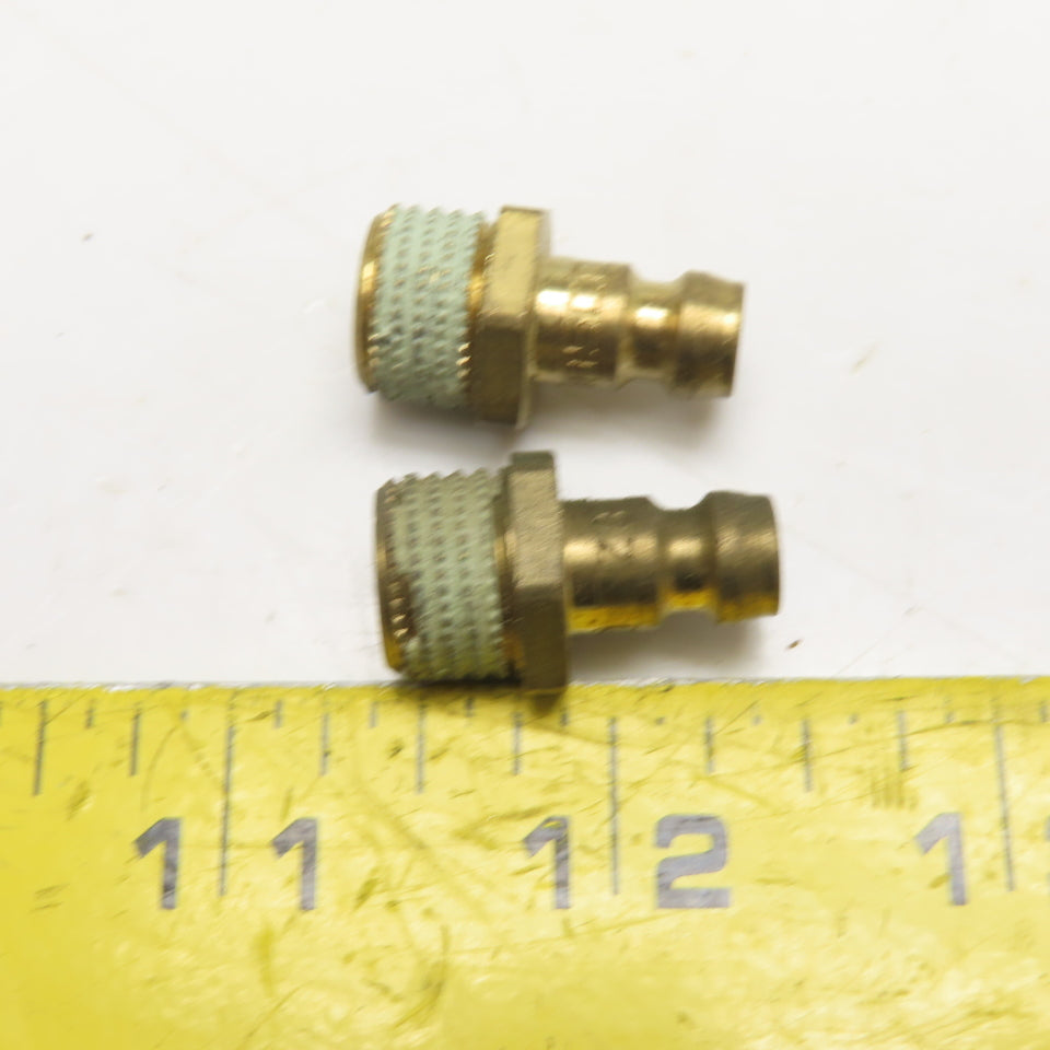 Hasco Z81 Full Flow Brass Quick Connect Male Fitting M14x1.5 Lot Of 2
