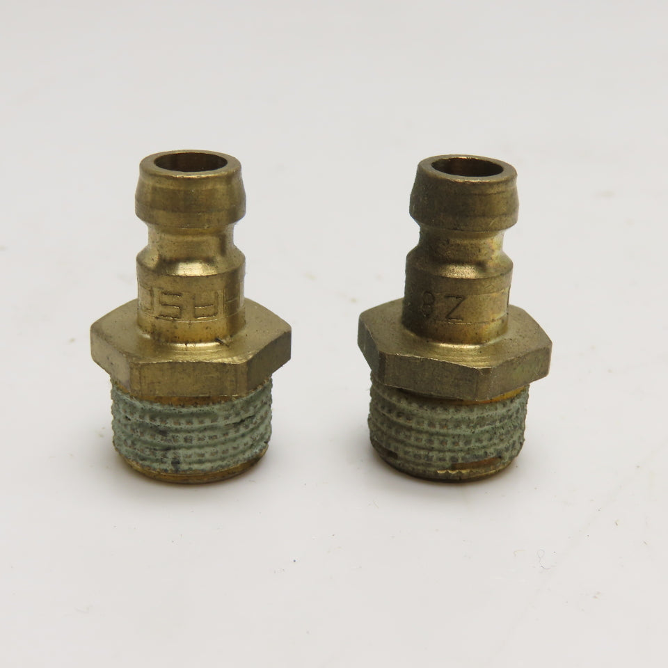 Hasco Z81 Full Flow Brass Quick Connect Male Fitting M14x1.5 Lot Of 2