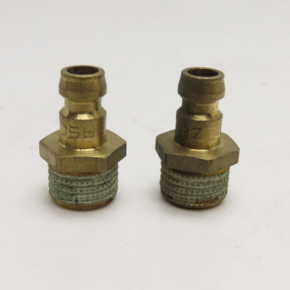 Hasco Z81 Full Flow Brass Quick Connect Male Fitting M14x1.5 Lot Of 2