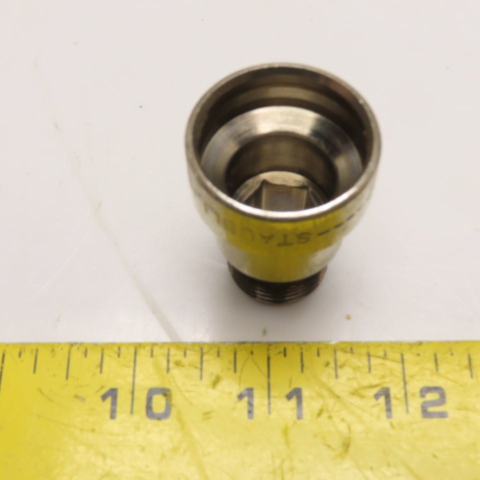 Staubli 1/2" NPT Stainless Steel Quick Connect Socket