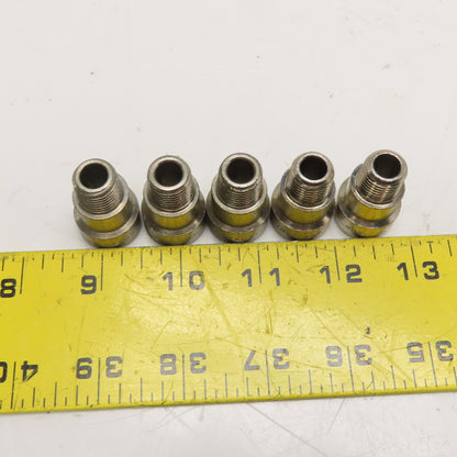 Staubli 1/4" NPT Stainless Steel Quick Connect Socket Lot Of 5