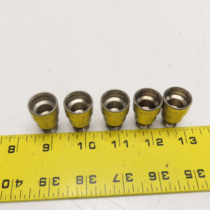 Staubli 1/4" NPT Stainless Steel Quick Connect Socket Lot Of 5