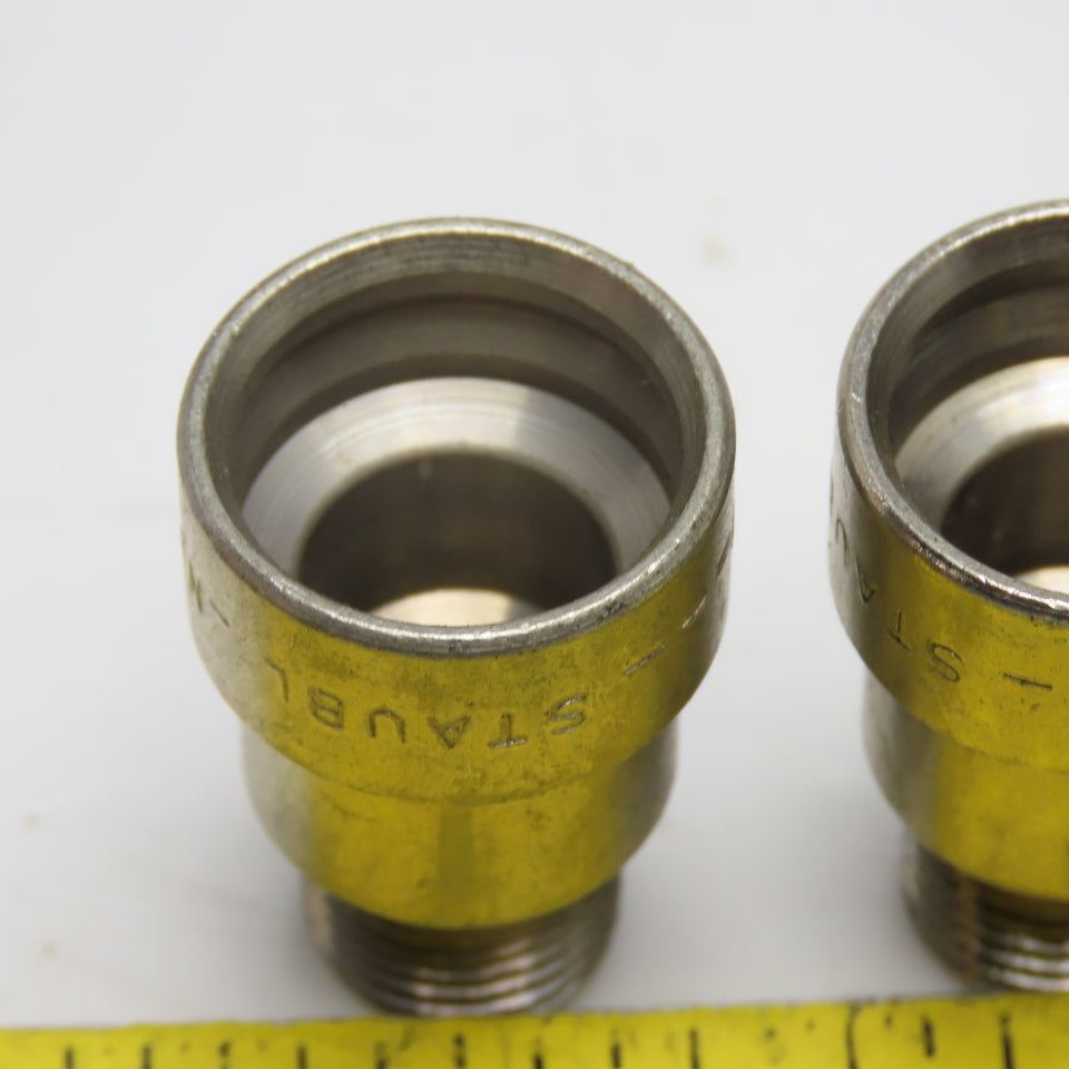 Staubli 1/4" NPT Stainless Steel Quick Connect Socket Lot Of 5