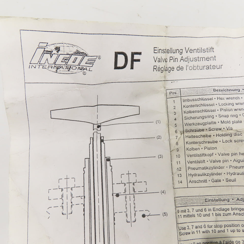 Incoe DF Valve Pin Lot Of 2