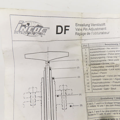 Incoe DF Valve Pin Lot Of 2