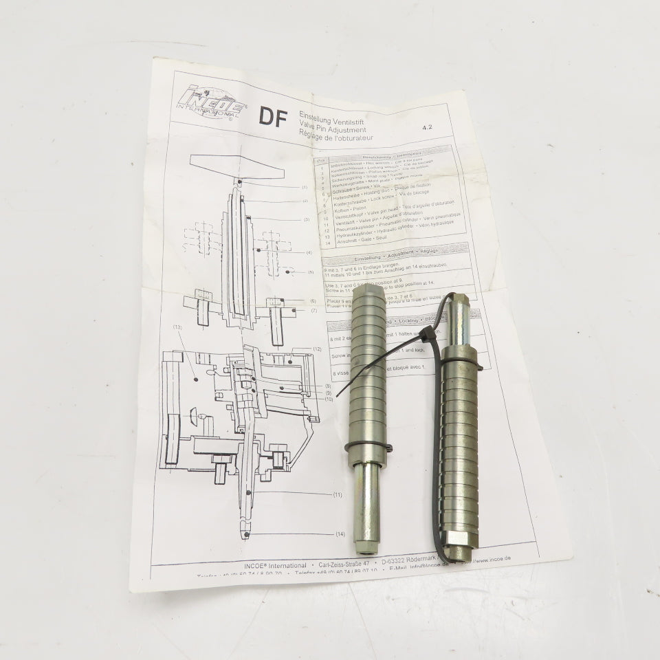 Incoe DF Valve Pin Lot Of 2