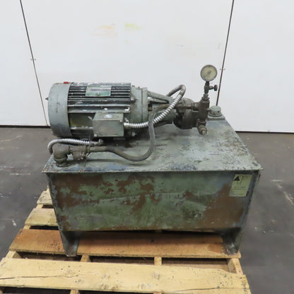 Delta Power Hydraulic Co. C43 50 Gallon 10HP Hydraulic Power Unit 230/460V 3Ph