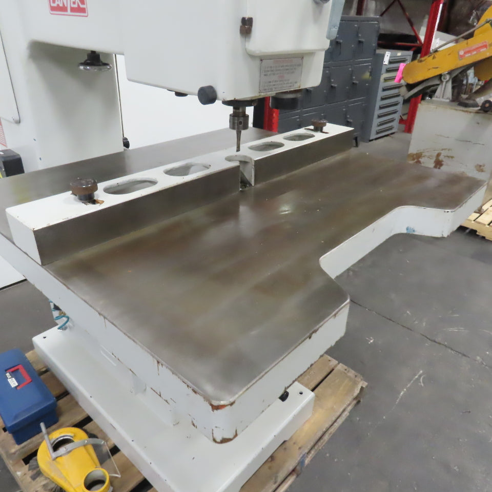 Cantek SR-750 7.5HP Pneumatic Overarm Pin Router 3Ph 460V 29-1/2" Throat