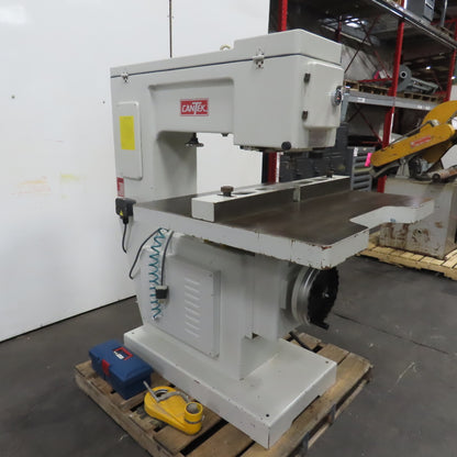 Cantek SR-750 7.5HP Pneumatic Overarm Pin Router 3Ph 460V 29-1/2" Throat