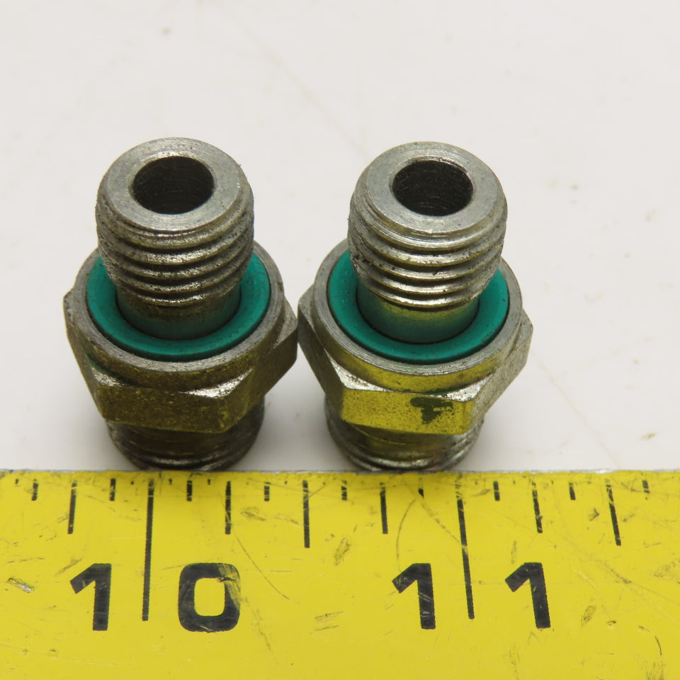 9/16-18 UNF x 9/16-18 SAE Fitting Stainless Steel Lot Of 2