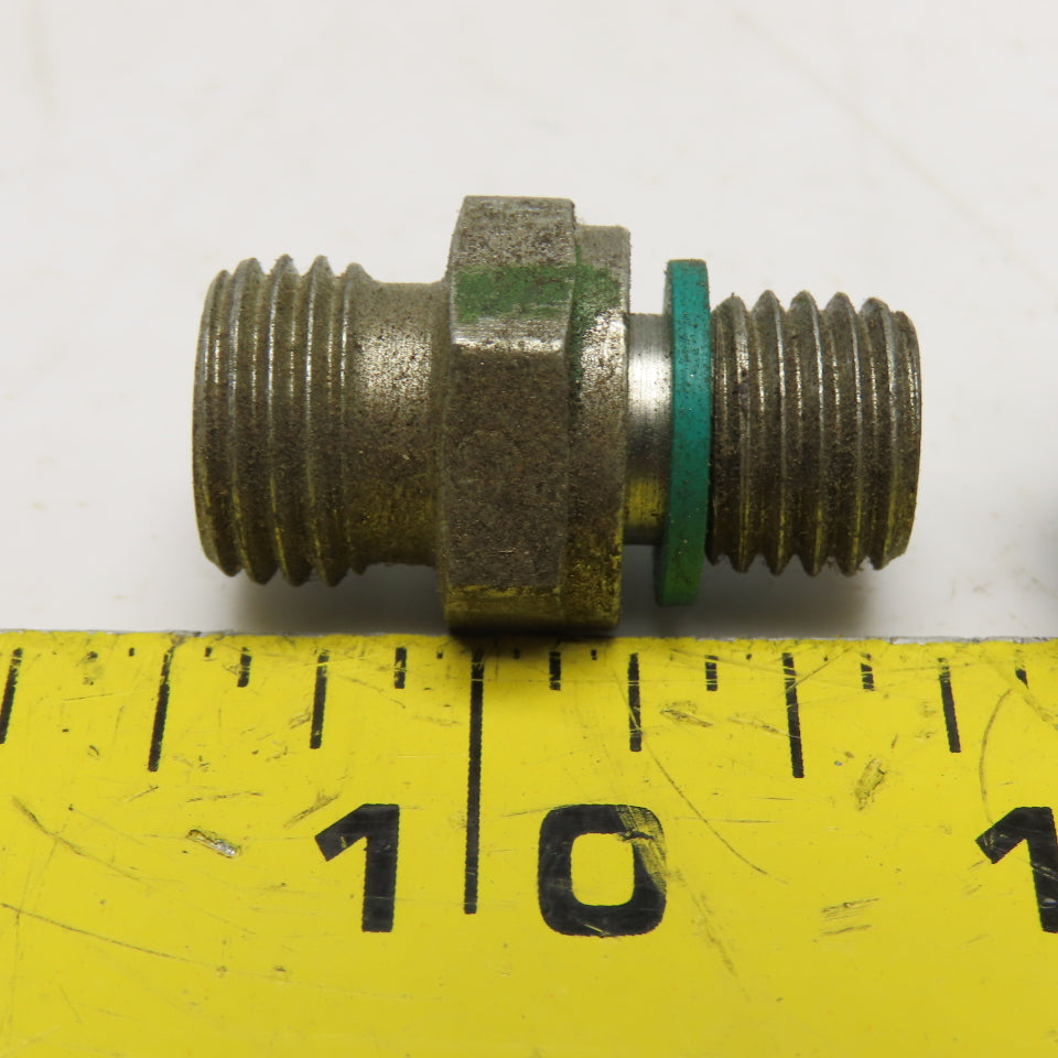9/16-18 UNF x 9/16-18 SAE Fitting Stainless Steel Lot Of 2