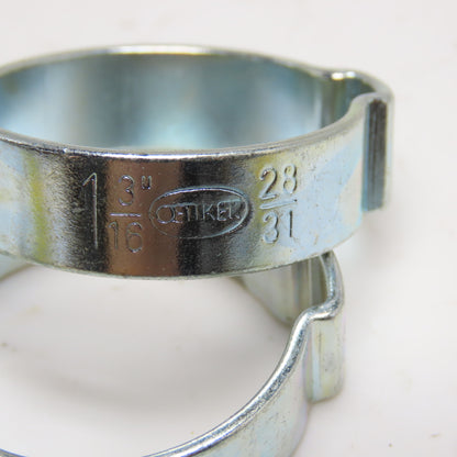 Oetiker 1-3/16" Double Crimp Ear Hose Clamp Zinc Plated Lot Of 5