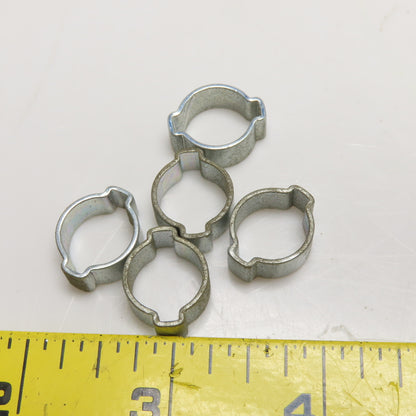 Oetiker 1/2" Double Crimp Ear Hose Clamp Zinc Plated Lot Of 55