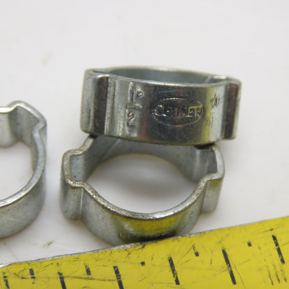 Oetiker 1/2" Double Crimp Ear Hose Clamp Zinc Plated Lot Of 55
