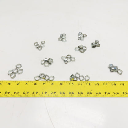 Oetiker 1/2" Double Crimp Ear Hose Clamp Zinc Plated Lot Of 55