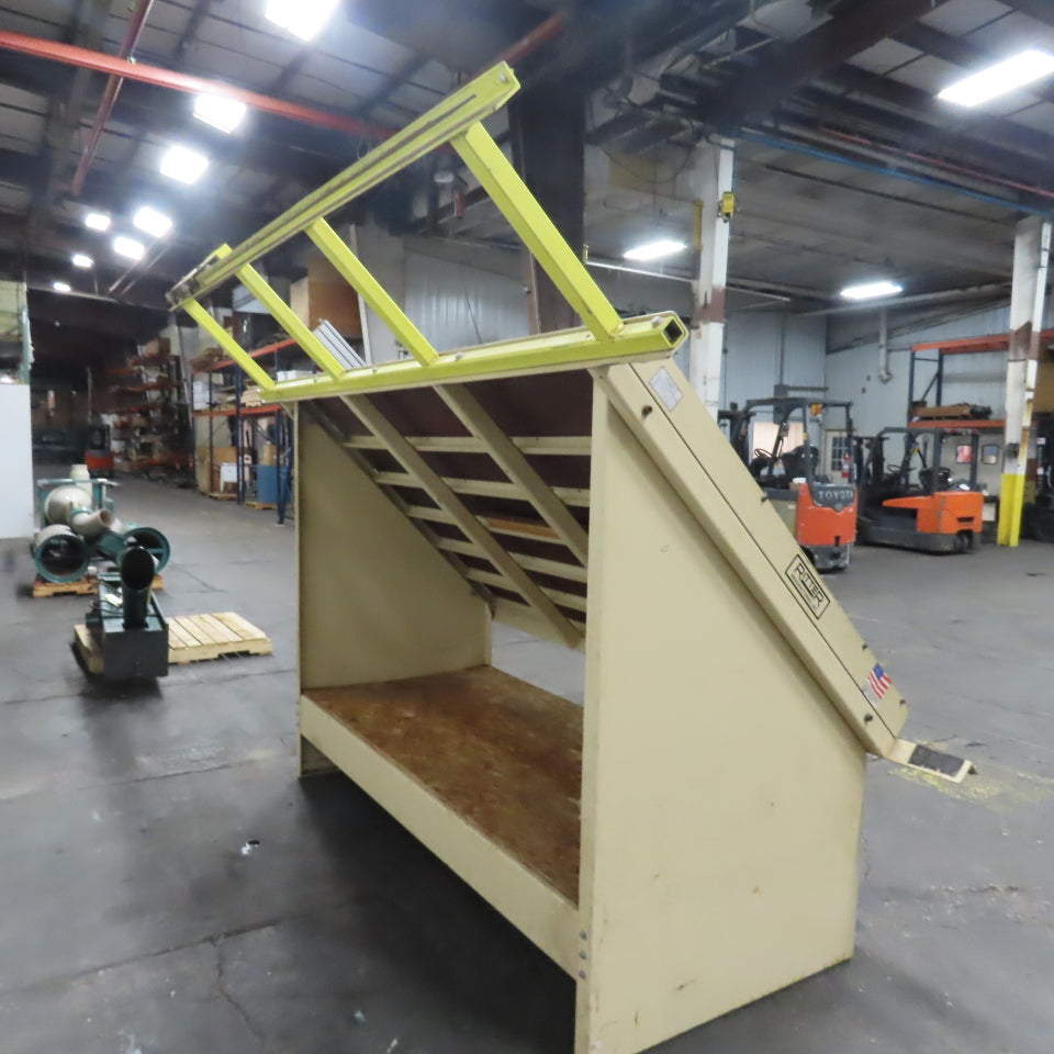 Ritter R215E/A  5' x 8' Face Frame Assembly A Frame Table 3 Pneumatic Clamps