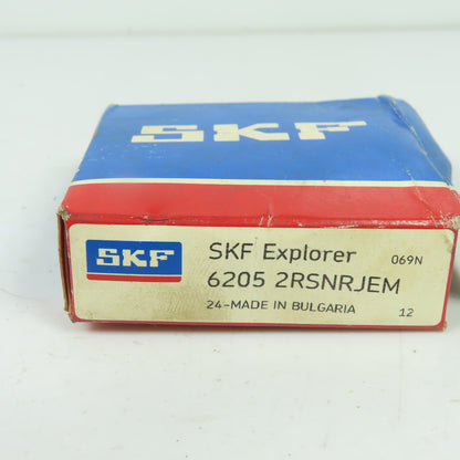 SKF 6205 2RSNRJEM Explorer Deep Groove Ball Bearing 52mm OD 25mm Bore NEW