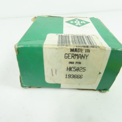 INA 193666 HK5025 Drawn Cup Needle Roller Bearing 58mm x 50mm ID x 25mm W