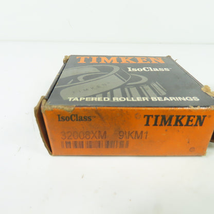 Timken 32008XM IsoClass Tapered Roller Bearing 68mm OD 40mm Bore NEW