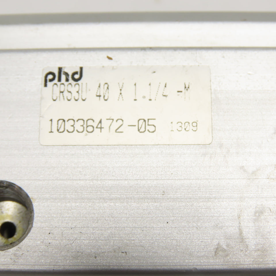 PHD 10336472-05 CRS3U 40 x 1 1/4 -M Compact Pneumatic Power Swing Clamp Cylinder