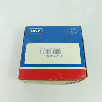 SKF 6010 2RSNRJEM Deep Groove Ball Bearing 80mm OD x 50mm Bore x 16mm W NEW