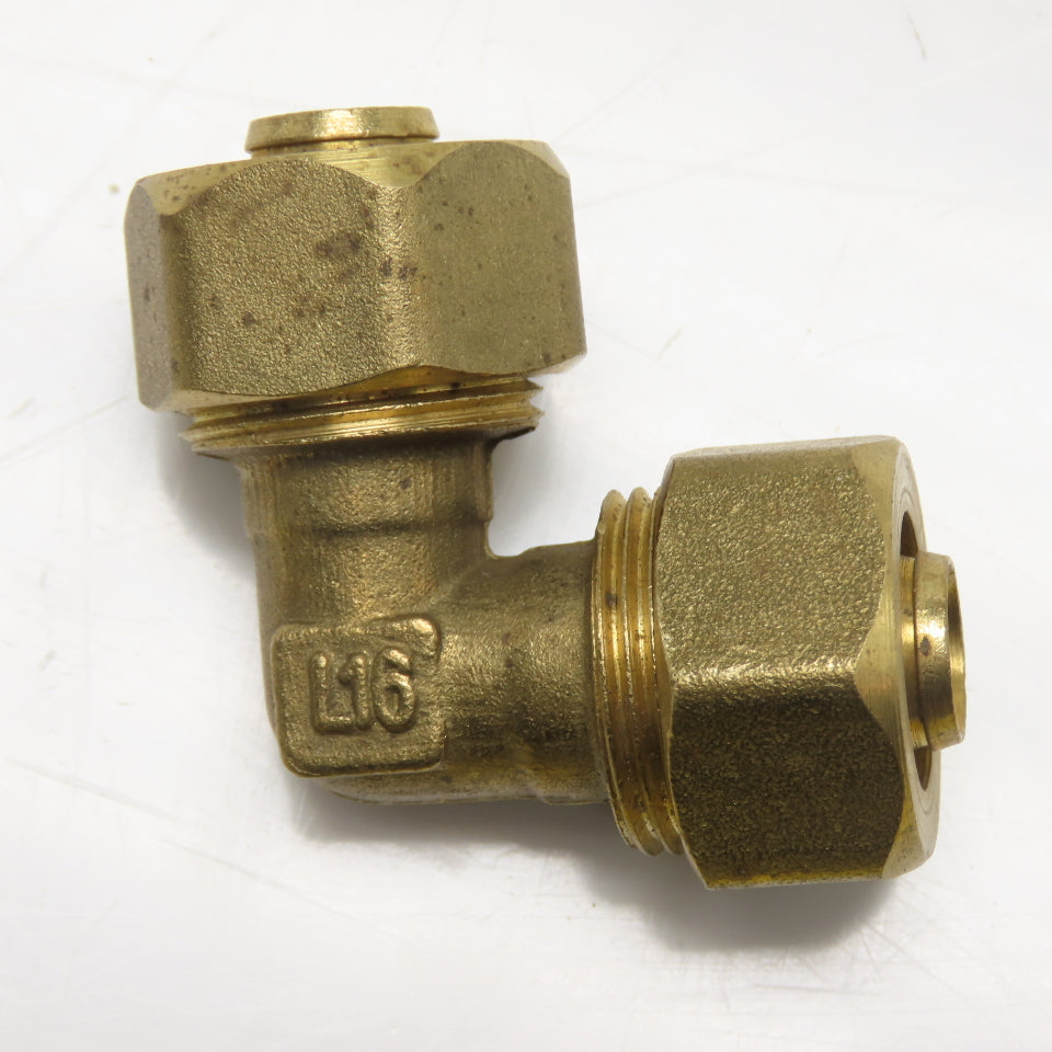 1216 90 Degree Brass Compression Elbow PEX Fitting