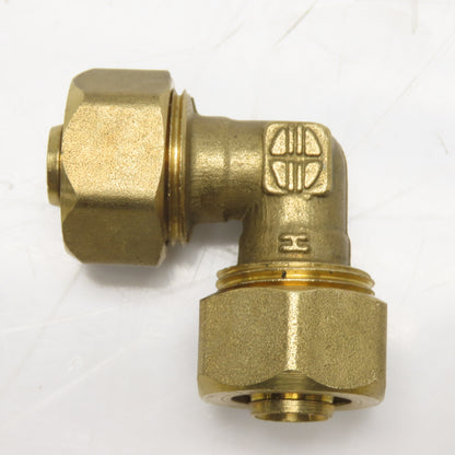 1216 90 Degree Brass Compression Elbow PEX Fitting