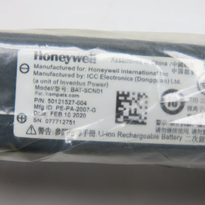 Honeywell BAT-SCN01 Rechargeable Lithium-ion Battery Pack 3.7V 2400mAh