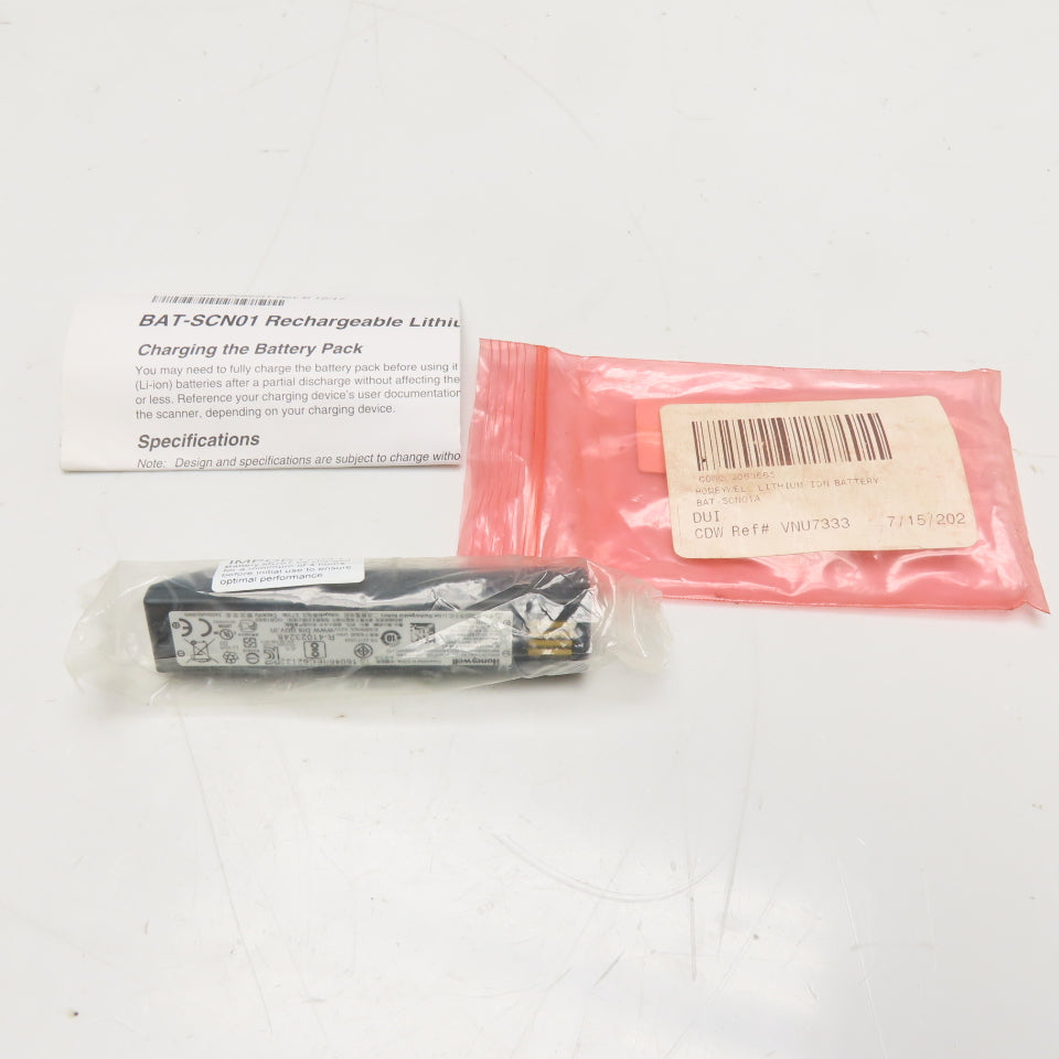 Honeywell BAT-SCN01 Rechargeable Lithium-ion Battery Pack 3.7V 2400mAh