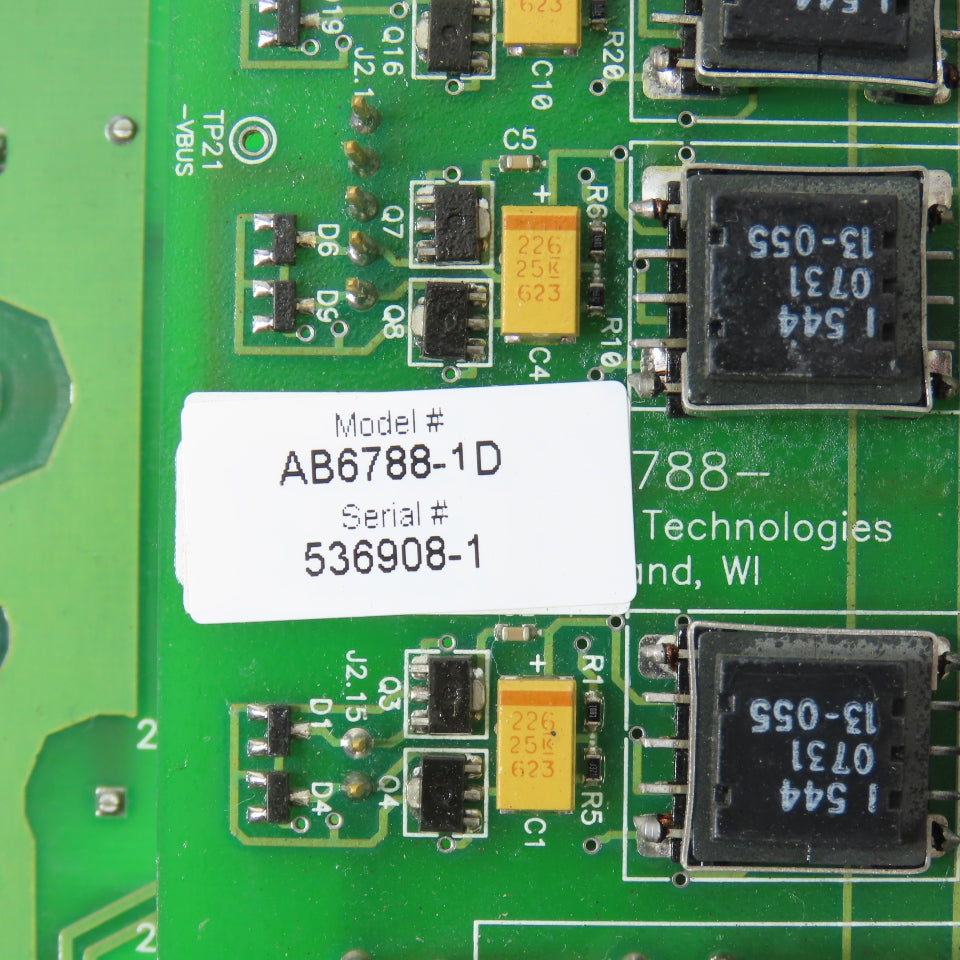 Pillar Technologies CB10092-1 AB6788-1D Circuit Board P600 Digital BR478 NEW