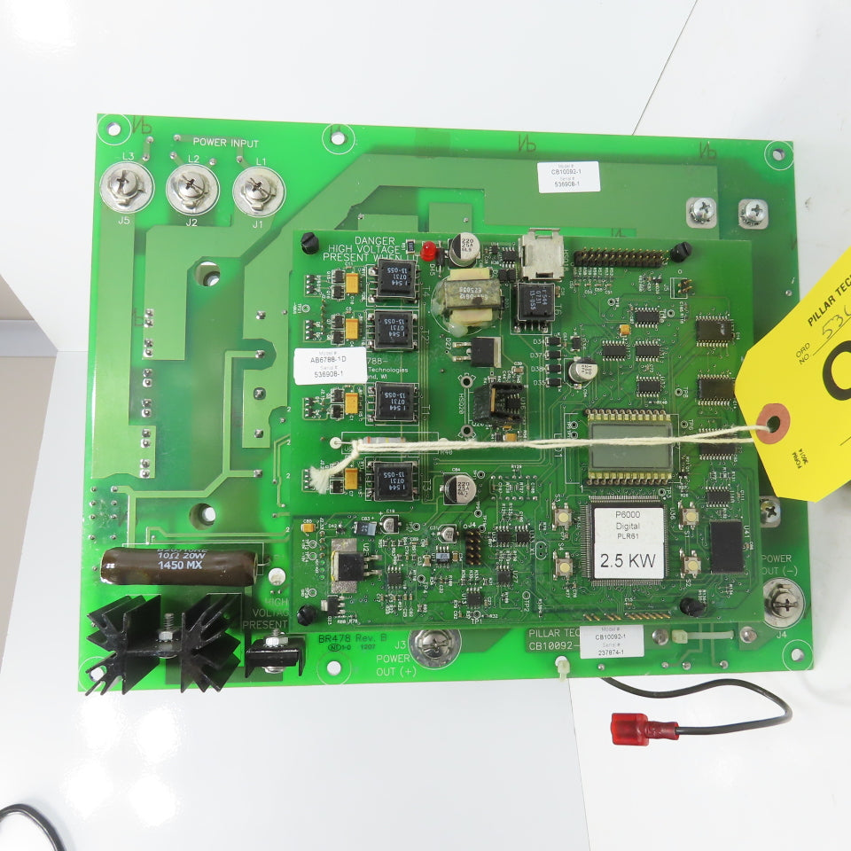Pillar Technologies CB10092-1 AB6788-1D Circuit Board P600 Digital BR478 NEW