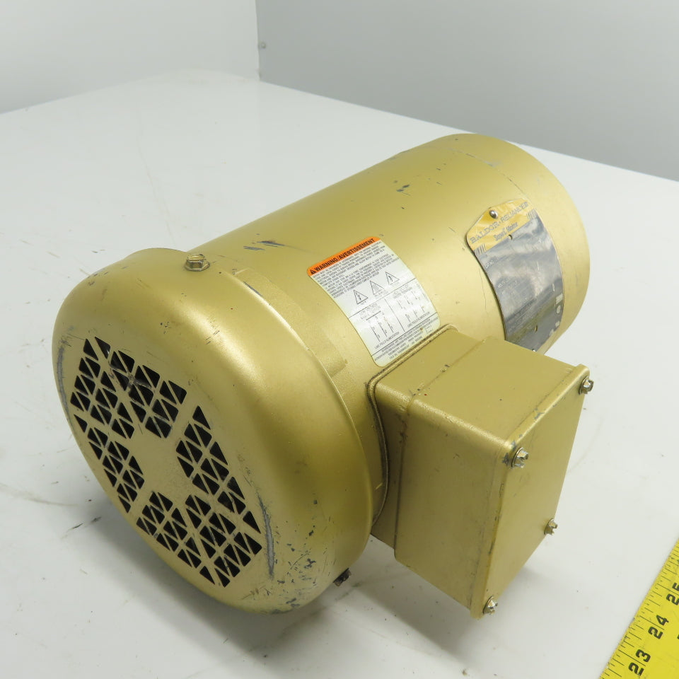Baldor CEM3556 1HP Electric Motor 230/460V 3Ph 1155RPM 56C Frame Tested