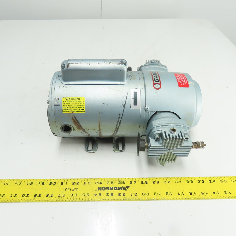 Gast 5HCD-10-M550NGX 3/4HP Piston Air Compressor 115/208-230V 1Ph 1725RPM Tested