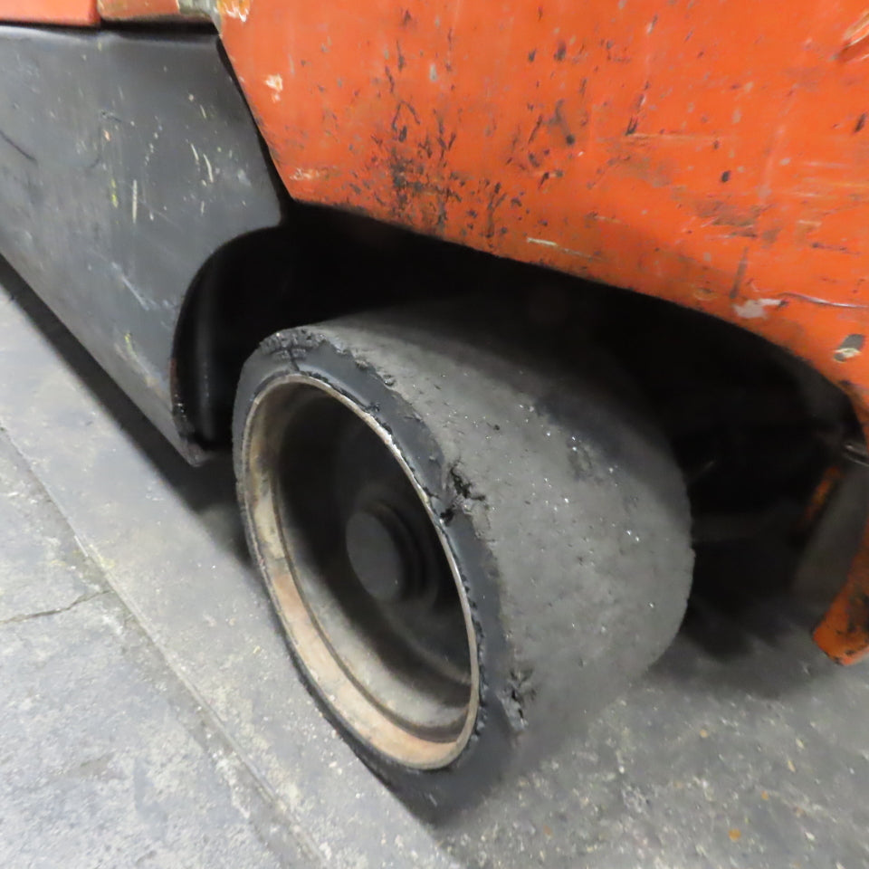 Doosan GC45S-9 8500lb Cap LP Forklift 185" Lift 2-Stage Mast Side Shift 5225Hrs