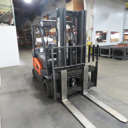 Doosan GC45S-9 8500lb Cap LP Forklift 185" Lift 2-Stage Mast Side Shift 5225Hrs