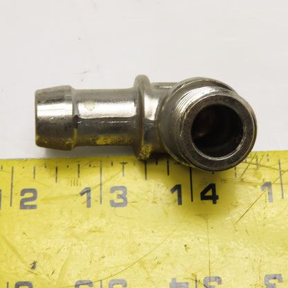 Staubli G3/8 Male x 5/8" ID Hose Stainless Steel Full Flow Elbow 90°
