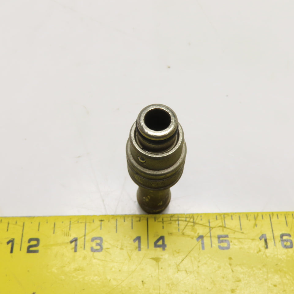 Staubli 12mm ID Hose x 17mm Male Quick Connect Full Flow Straight Fitting