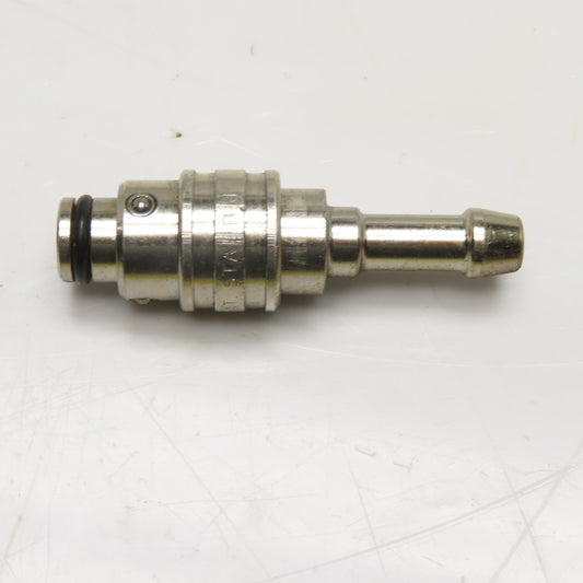 Staubli 8mm ID Hose x 17mm Male Quick Connect Full Flow Straight Fitting