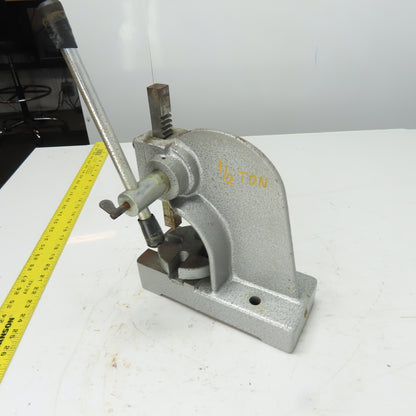 1/2 Ton Manual Bench Arbor Press 3" Throat