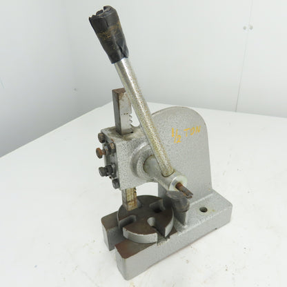 1/2 Ton Manual Bench Arbor Press 3" Throat