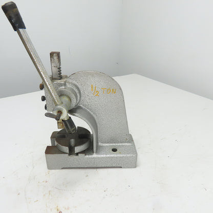 1/2 Ton Manual Bench Arbor Press 3" Throat