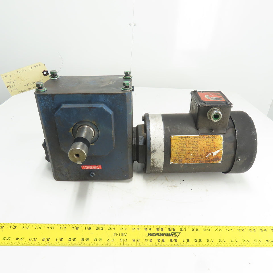 Iron Man BM0832-40-R-56 40:1 Ratio Right Hand Gear Reducer 43.5RPM Out ...