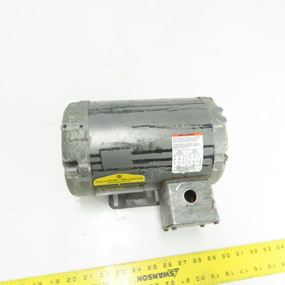 Baldor 34J106-3922G1 .5HP Electric Motor 230/460V 3Ph 1725RPM 56YZ Fr. Tested