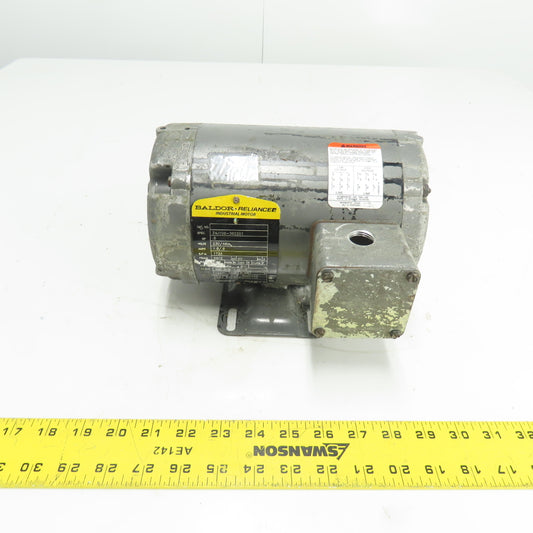 Baldor 34J106-3922G1 .5HP Electric Motor 230/460V 3Ph 1725RPM 56YZ Fr. Tested