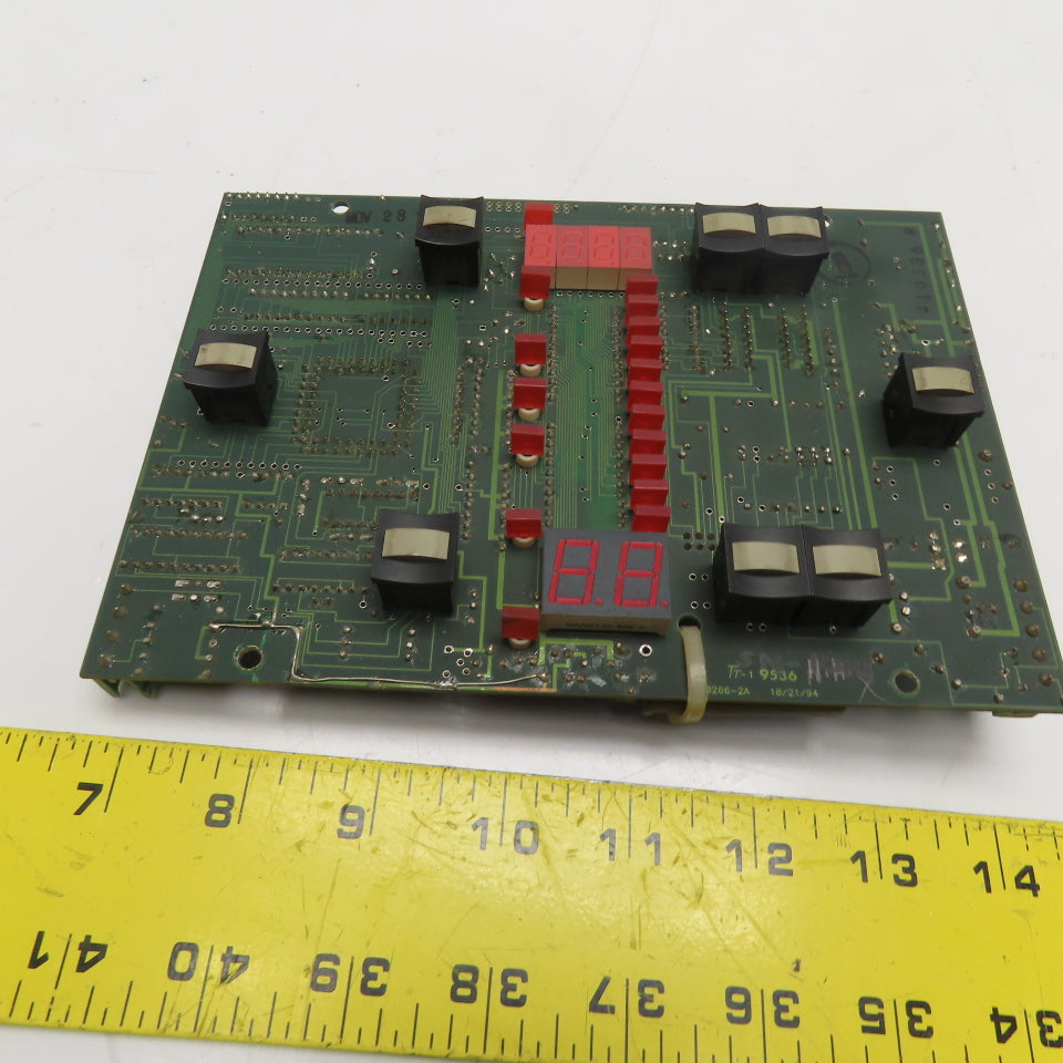 Entron 400266-2A 600572N 002 Logic Board Microcontroller Red LED Displays