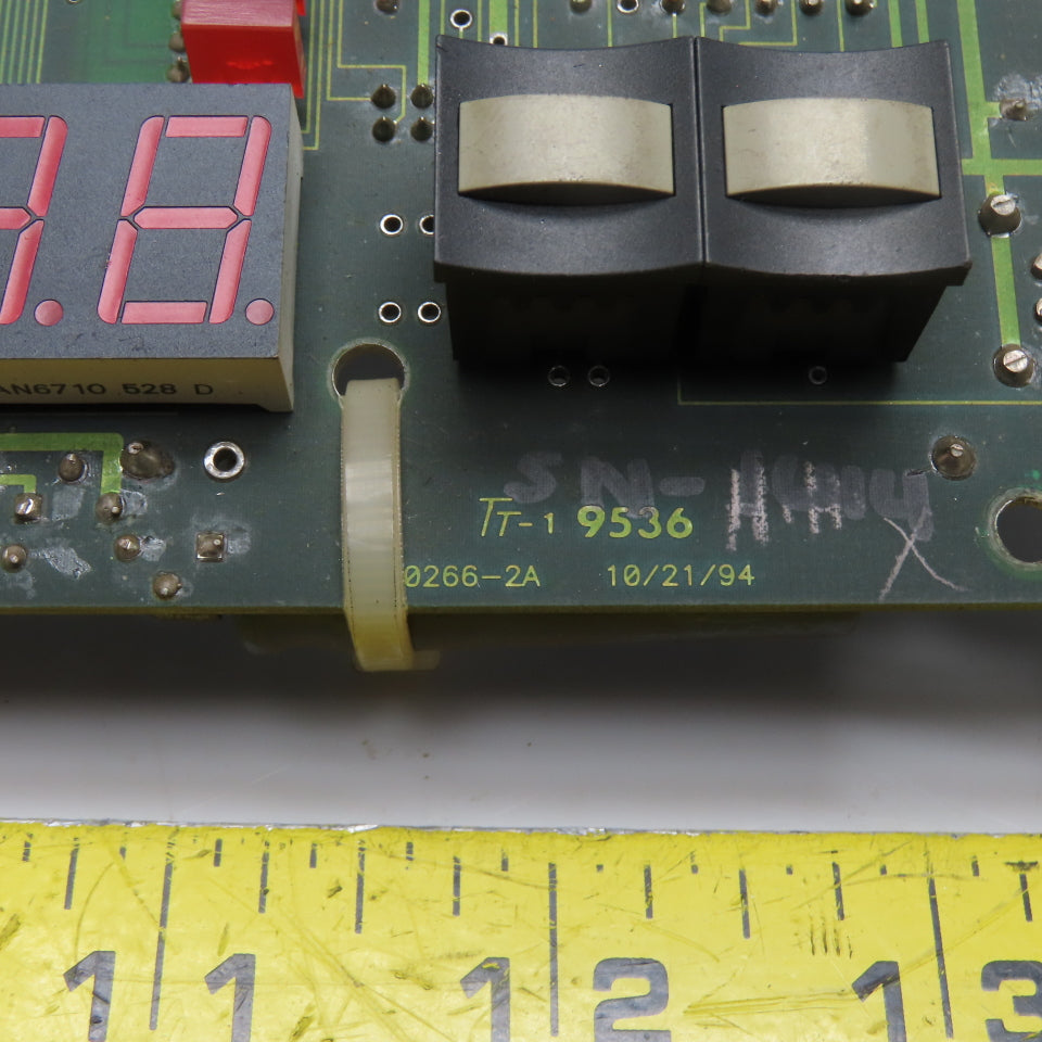 Entron 400266-2A 600572N 002 Logic Board Microcontroller Red LED Displays
