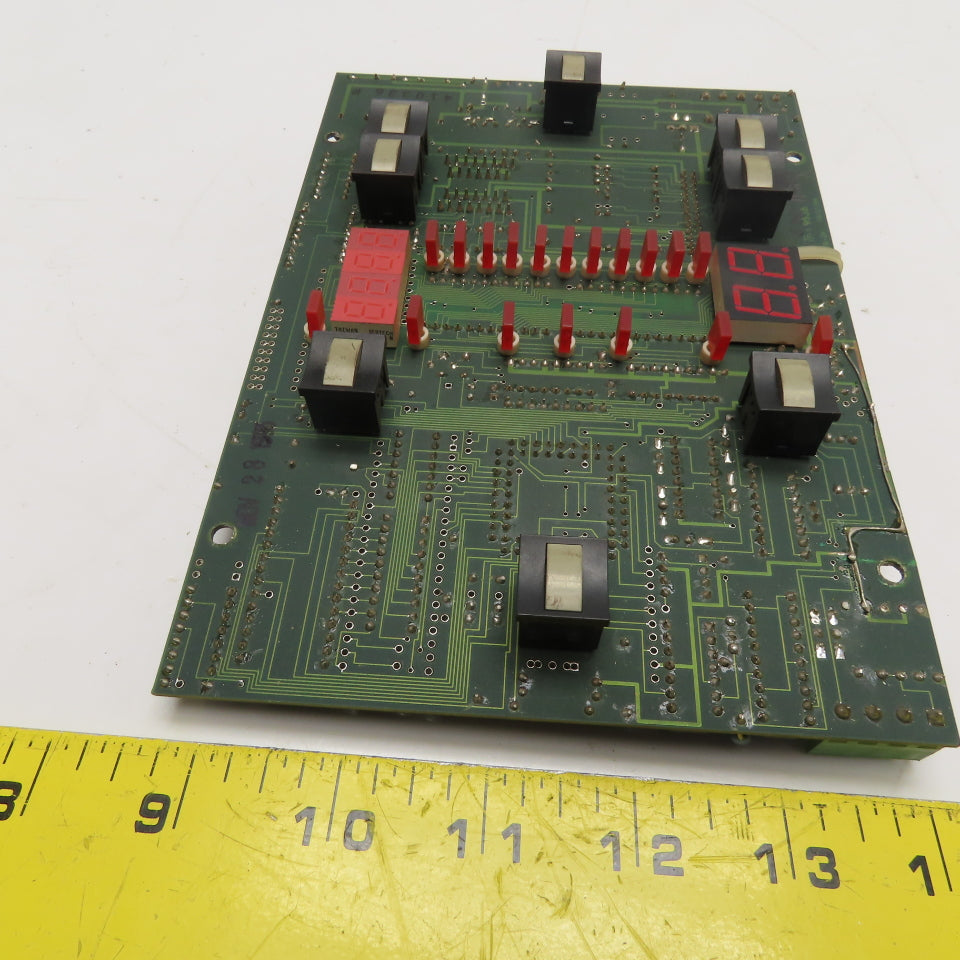 Entron 400266-2A 600572N 002 Logic Board Microcontroller Red LED Displays