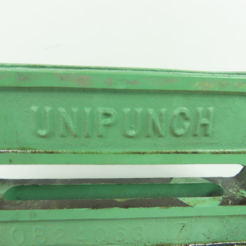Unipunch 8B 1-1/4" x 8" Throat C-Frame Punch Die Tooling Press Brake