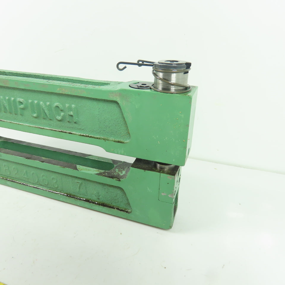 Unipunch 8B 1-1/4" x 8" Throat C-Frame Punch Die Tooling Press Brake