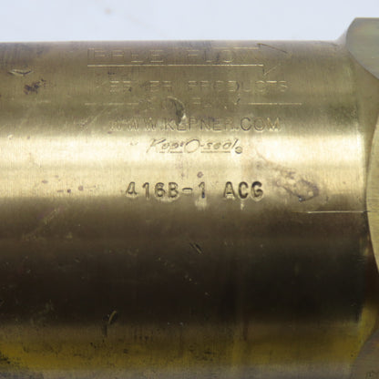 Kepner Products Company ACG 416B-1 Brass Inline Check Valve 1" NPT